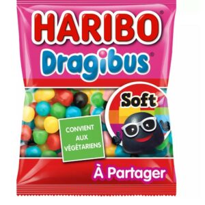 Dragibus soft Bonbons végétariens HARIBO 300gr
