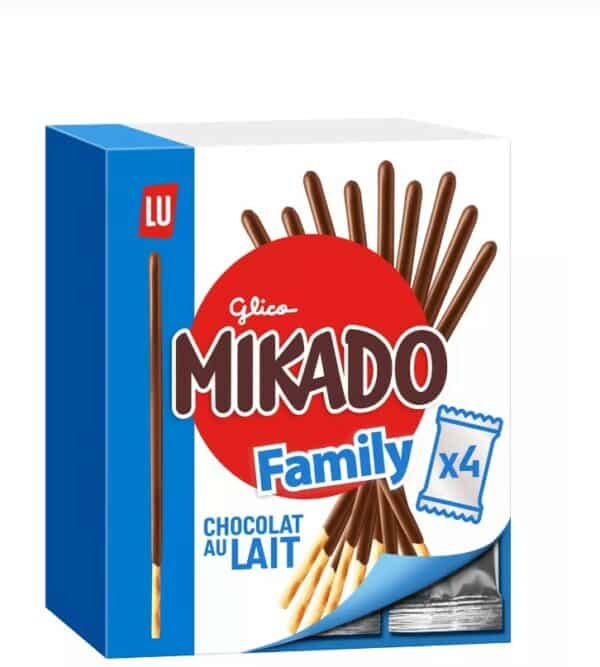 Bâtonnets chocolat lait MIKADO 300gr