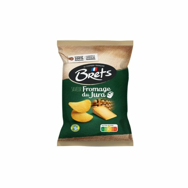 Chips saveur fromage Jura BRET'S 125 g