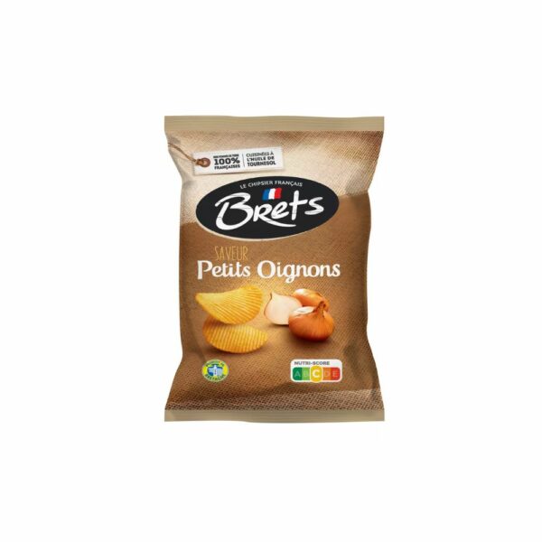 Chips saveur saveur petits oignons BRET'S 125 g