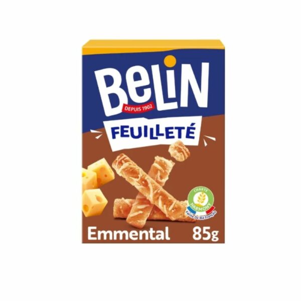 Feuilletés crackers à l'emmental 85g