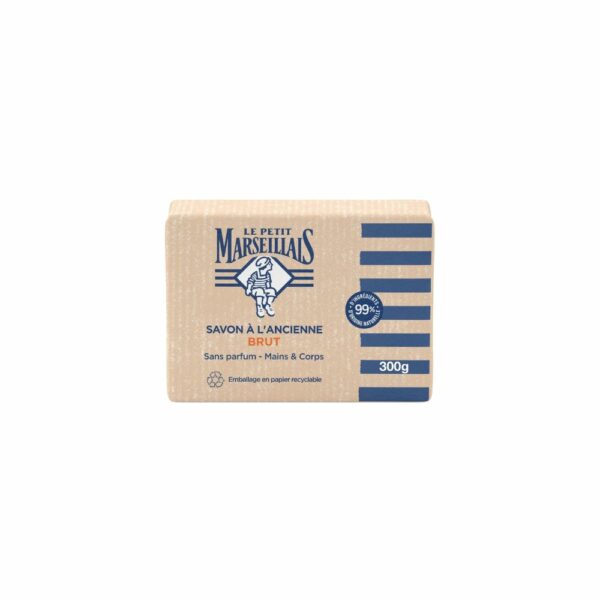 Savon Solide Mains & Corps Tradition Sans Parfum LE PETIT MARSEILLAIS 300g