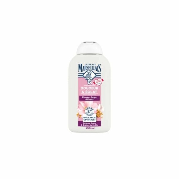 Shampoing mande Douce & Graines Lin Bio LE PETIT MARSEILLAIS 250ml