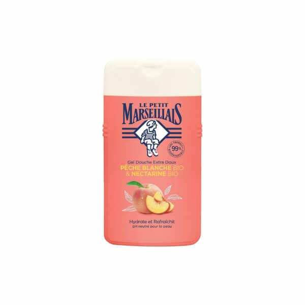 Gel Douche Pêche Blanche BIO & Nectarine BIO LE PETIT MARSEILLAIS 250ml