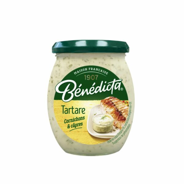 Sauce tartare aux cornichons et câpres BENEDICTA 260g