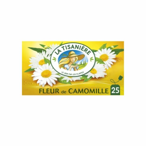 Infusion Fleur de Camomille LA TISANIERE 25 sachets