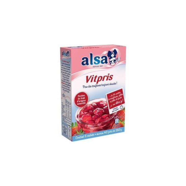 Vitpris Gélifiant pour Confiture (x5) Alsa 188g