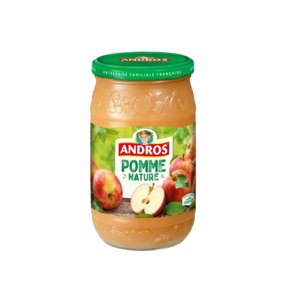 Compote pomme nature ANDROS 750 g