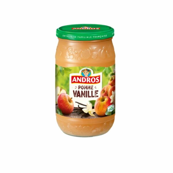 Compote pomme vanille ANDROS 750 g