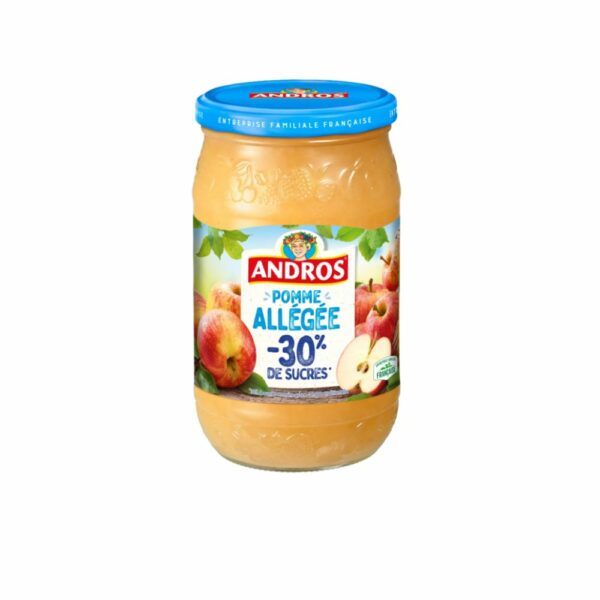 Compote pommes allégée ANDROS 730 g