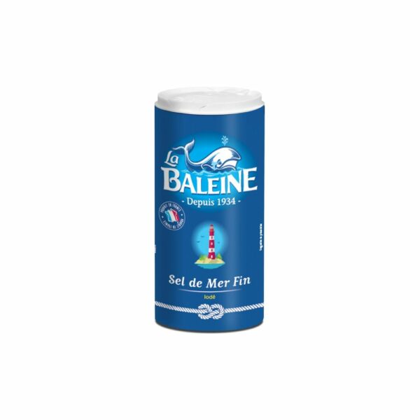 Sel fin iodé et fluoré LA BALEINE 550 g