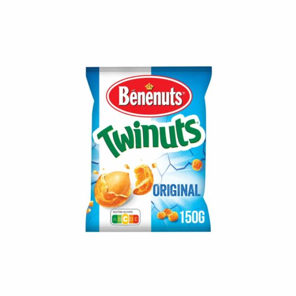 Cacahuètes saveur Nature BENENUTS TWINUTS150g