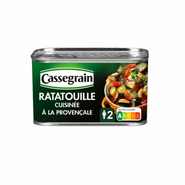 Ratatouille cuisinée à la provençale CASSEGRAIN 380g