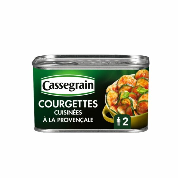 Courgettes cuisinées à la Provençale CASSEGRAIN 375g