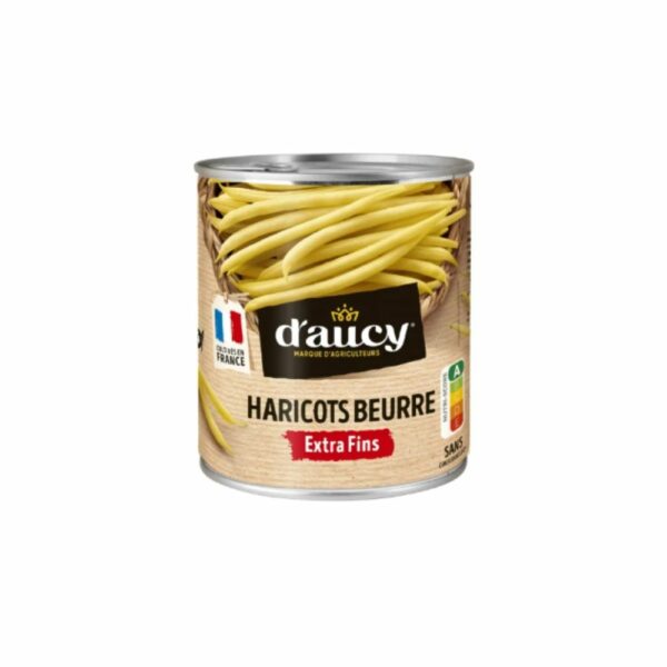 Haricots beurre extra fins D'AUCY 220g