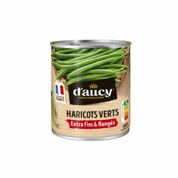 Haricots verts extra fins D'AUCY 400 g