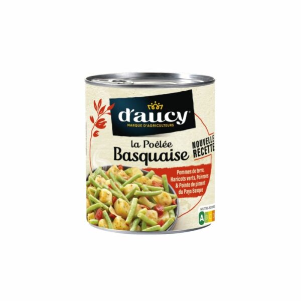 Plat cuisiné poêlée Basquaise D'AUCY 400g