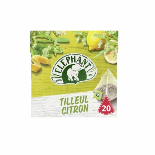 Infusion Tilleul Citron ELEPHANT 20 sachets