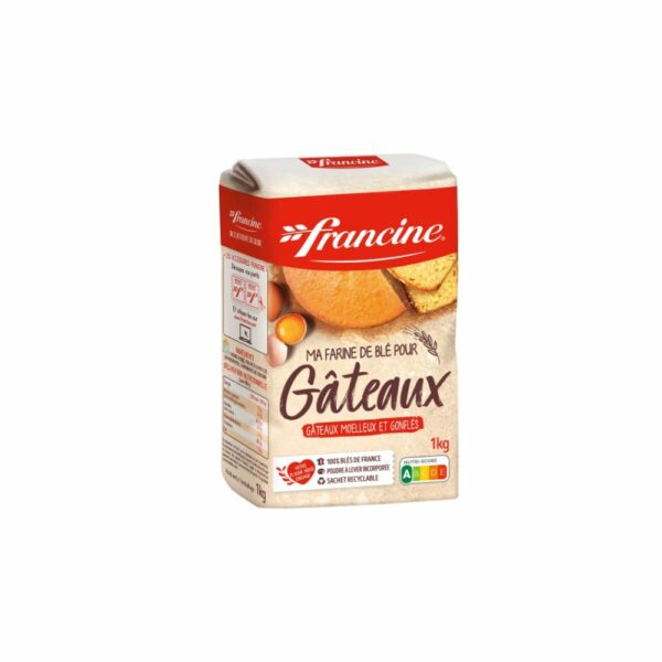 Farine de blé/pour gâteaux T45 FRANCINE 1 kg