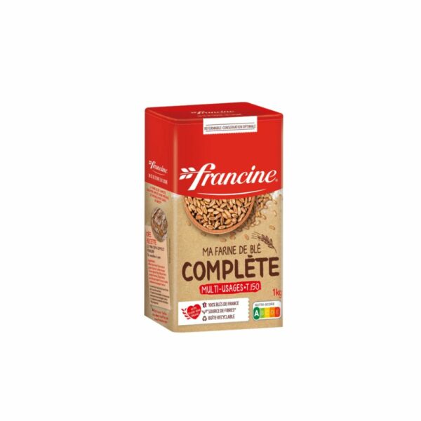 Farine de blé complète T150 FRANCINE 1 kg