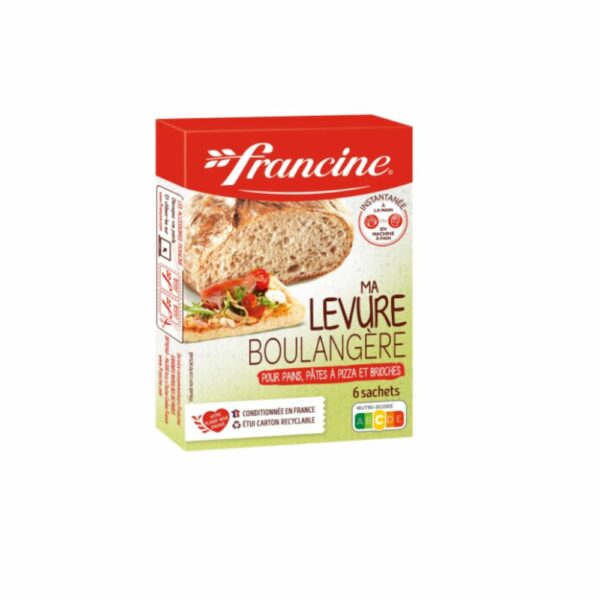 Levure boulangère FRANCINE 6 sachets