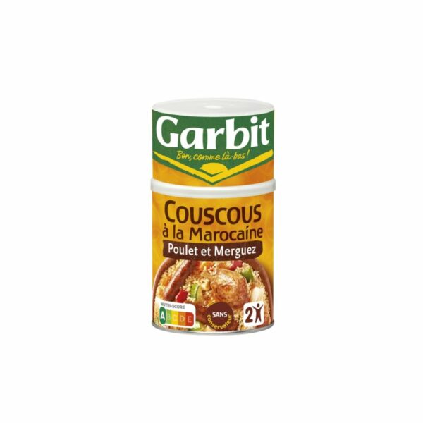 Couscous Poulet Merguez GARBIT la boîte de 980g