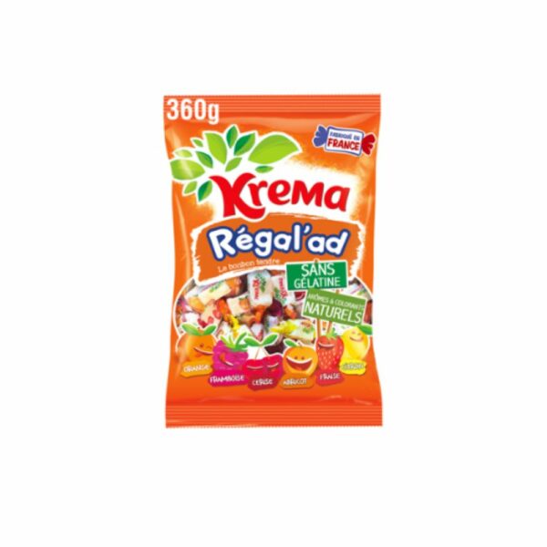 Bonbons Regal'Ad Assortiment fruits KREMA 360g