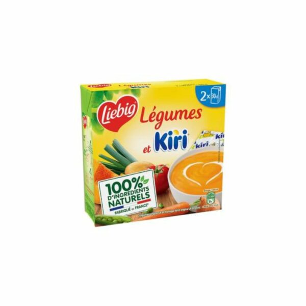 Soupe Légumes et Kiri Liebig 2x30cl