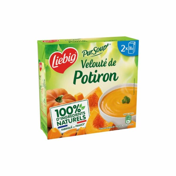 Soupe potiron crème LIEBIG 2 briques 30 cl