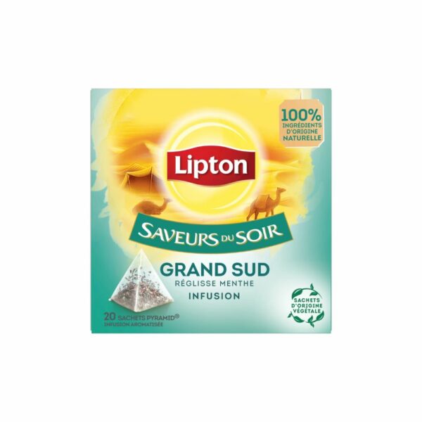 Infusion grand sud saveurs du soir LIPTON 25 sachets