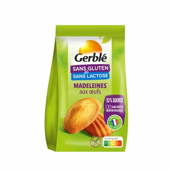 Madeleines aux Œufs sans Gluten GERBLE