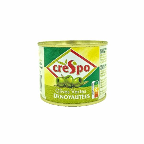 Olives vertes dénoyautées CRESPO 120 gr