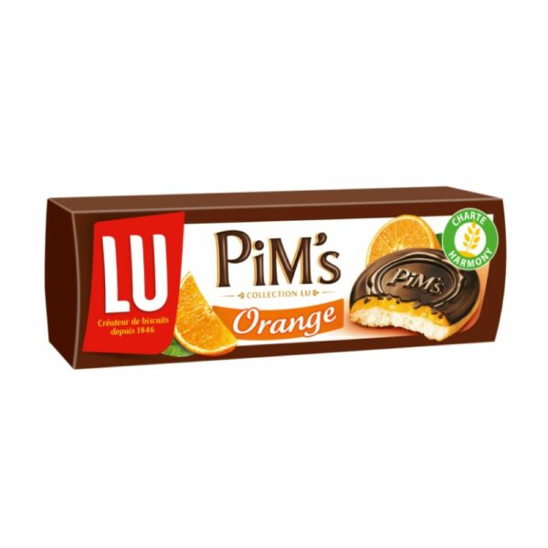 Biscuits génoises orange et chocolat Pim's LU