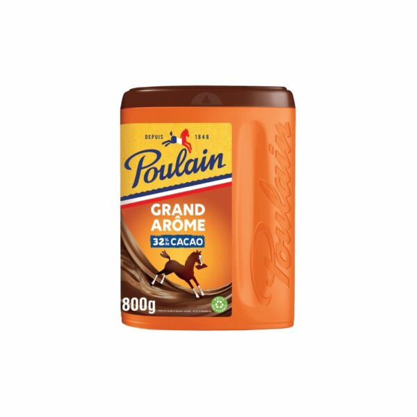 Chocolat en Poudre grand arôme 32% de cacao POULAIN 800g