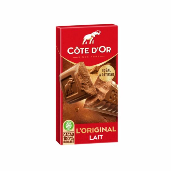 Tablette de chocolat au lait L'Original COTE D'OR