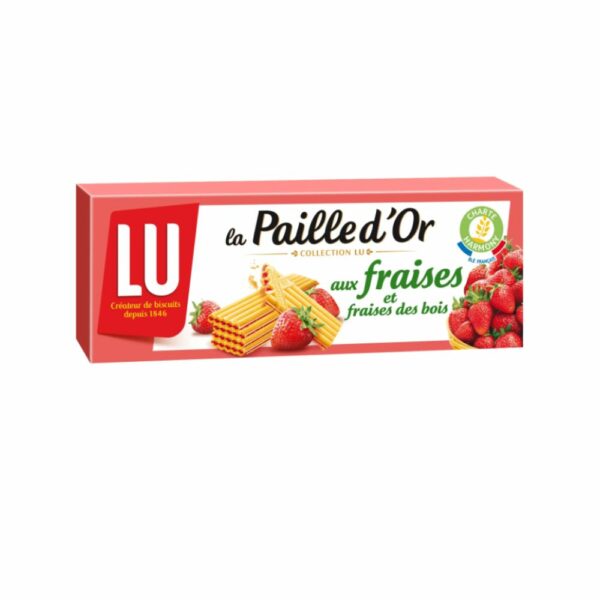 PAILLE D'Or Fraise LU 170g