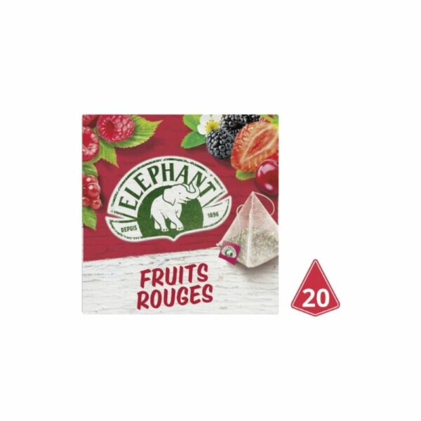 Infusion Fruits Rouges ELEPHANT 20 sachets