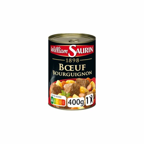 Bœuf Bourguignon WILLIAM SAURIN 400g