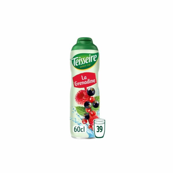 Sirop Grenadine TEISSEIRE la bouteille 60cL