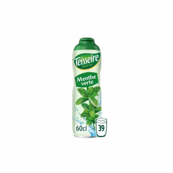 Sirop Menthe Verte TEISSEIRE 60cL