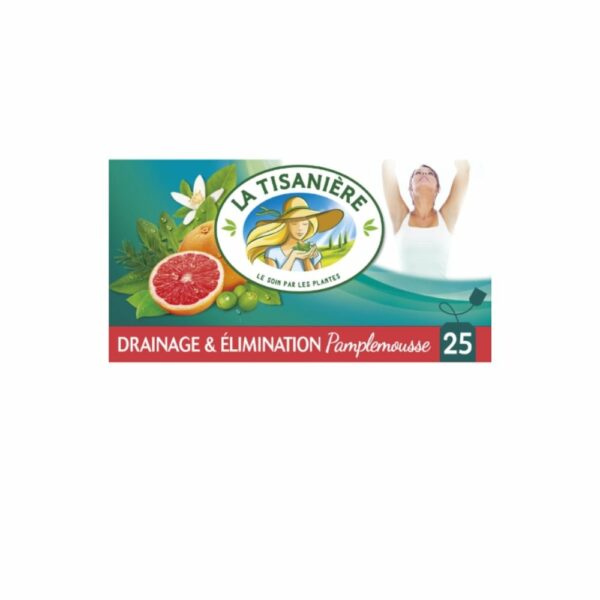 Infusion pamplemousse LA TISANIERE 25 sachets