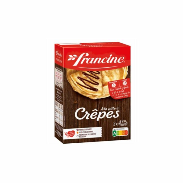 Préparation pâte à crêpes légères et moelleuses FRANCINE