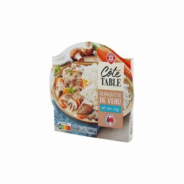 Blanquette de veau barquette COTE TABLE 285G