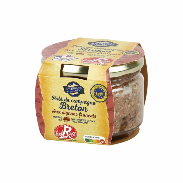 Pâté campagne porc breton NOS REGIONS ONT DU TALENT 200 g