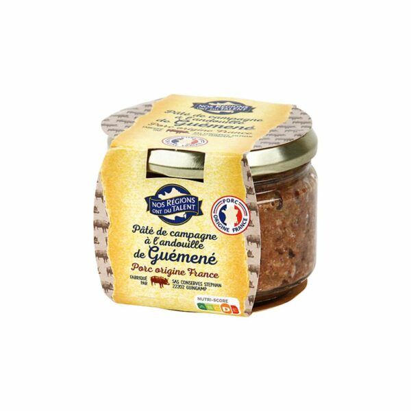 Pâté campagne andouille de Guémené NOS REGIONS ONT DU TALENT 180g