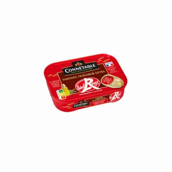 Sardines à l’ancienne Label Rouge CONNETABLE 115g