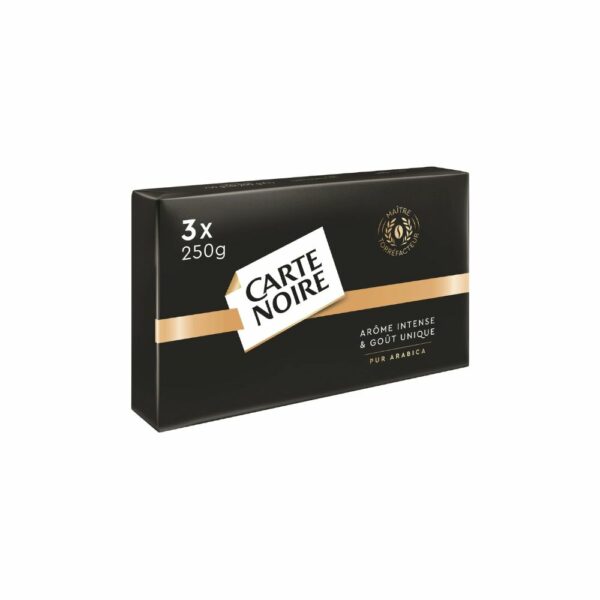 Café moulu Classique 100% arabica CARTE NOIRE 3 paquets