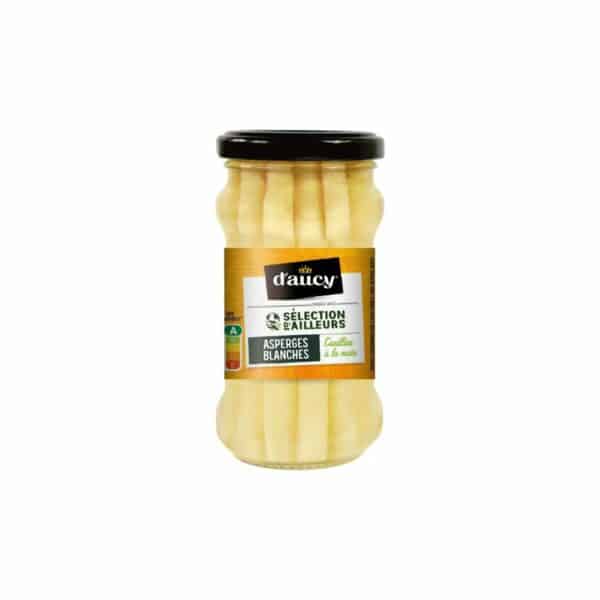 Asperges blanches miniatures en bocal D'AUCY 110g