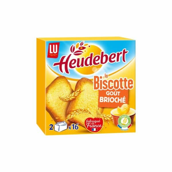 Biscottes goût brioché Heudebert LU 290g