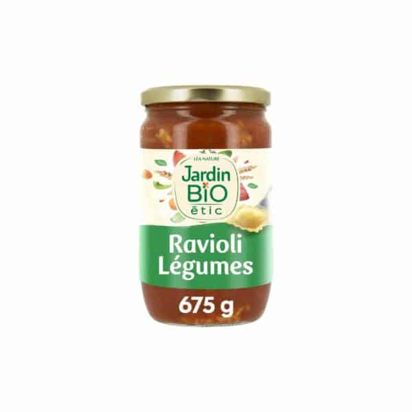 Ravioli légumes Bio JARDIN BIO ETIC 675g